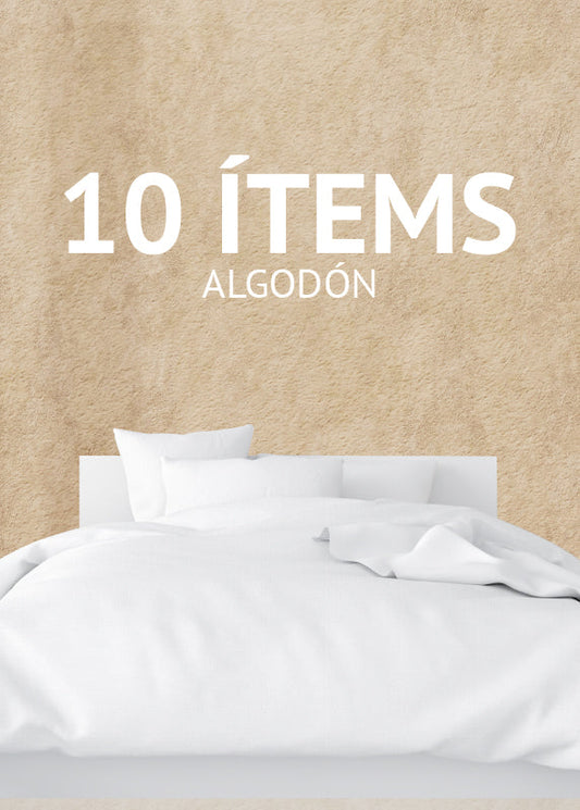 PROMO 10 ITEMS DE ALGODÓN