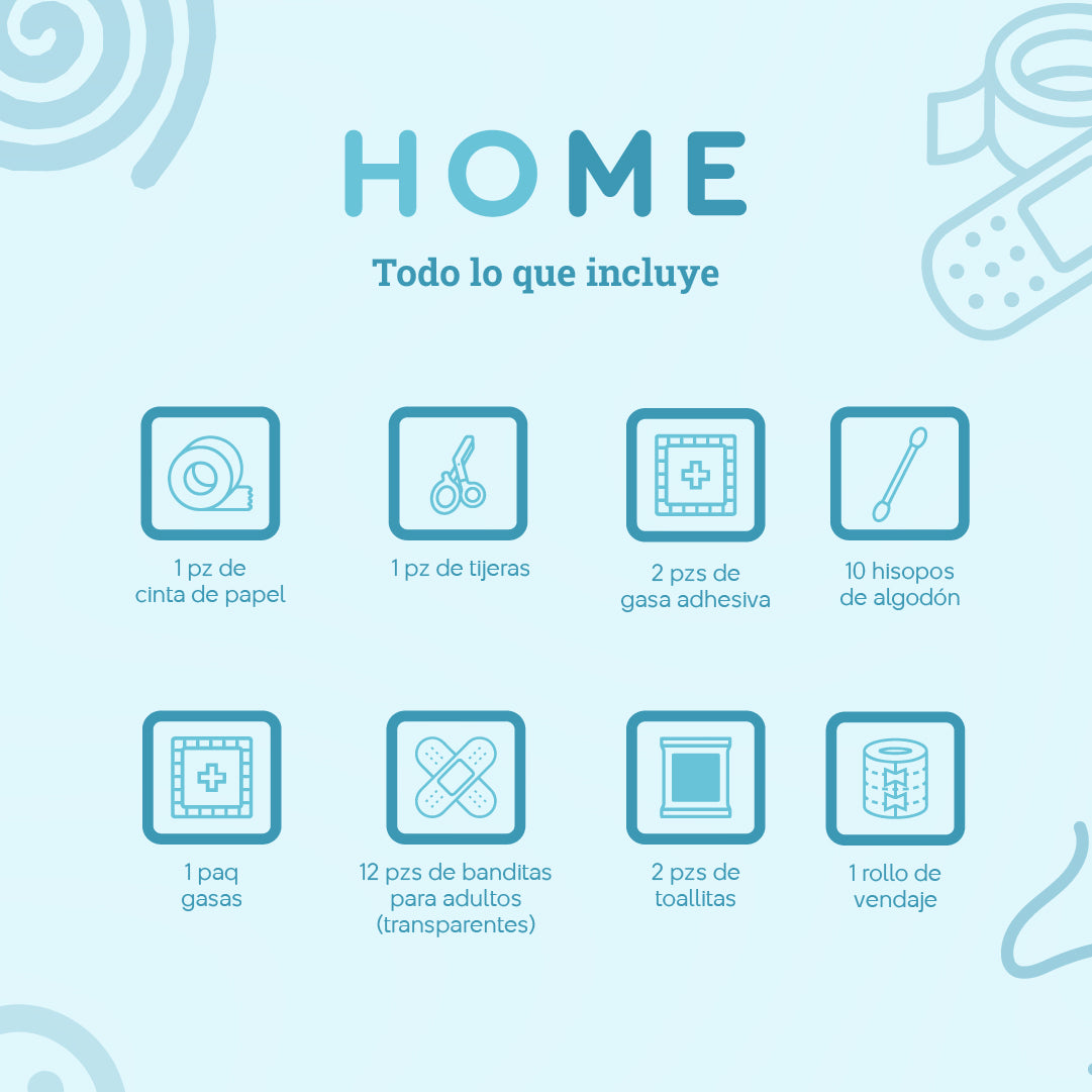 Pack de 3 Botiquines de Primeros Auxilios