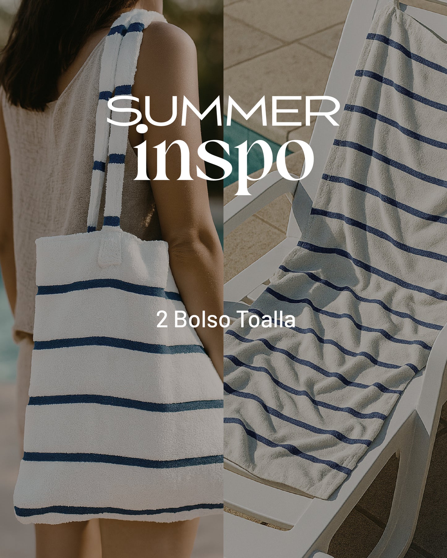 Promo 2 Bolso Toalla Cabana