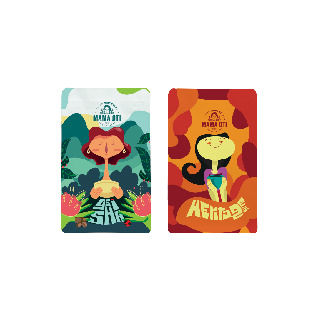 Pack Geisha Natural y Lavado Mamá Oti Specialty Coﬀee