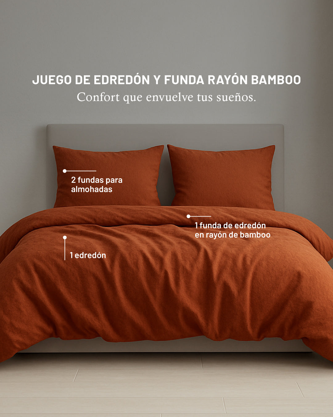 JUEGO DE EDREDÓN Y FUNDA PARA EDREDÓN REBECCA MEYER