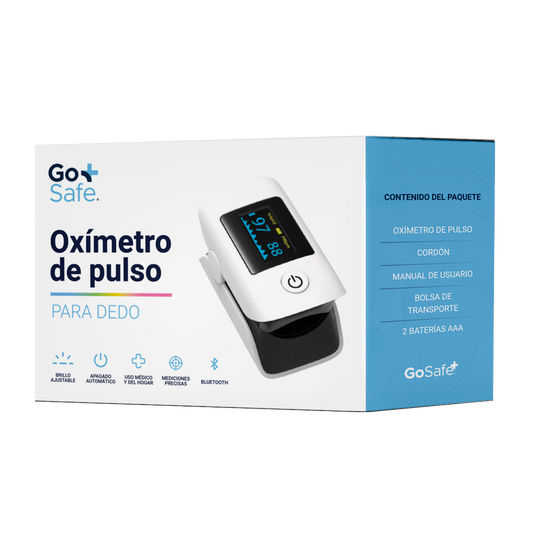 Oxímetro de Pulso para Dedo con Bluetooth