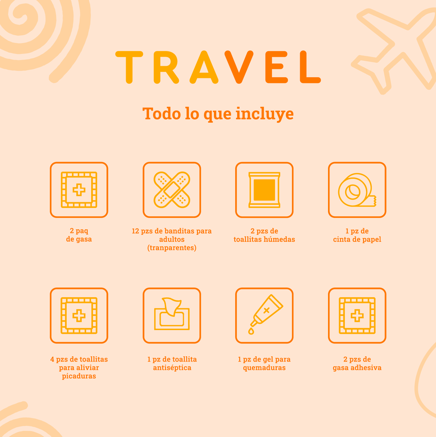 Pack de 4 Botiquines de Primeros Auxilios