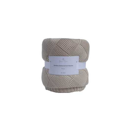 Bamboo Diamond Knit Blanket