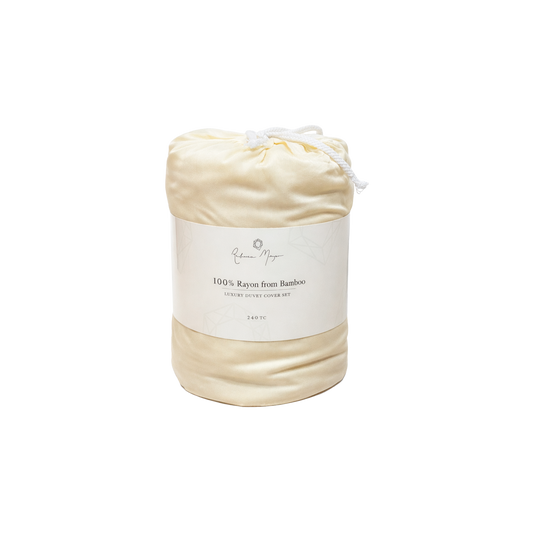 Duvet Cover Set en Rayon de Bamboo