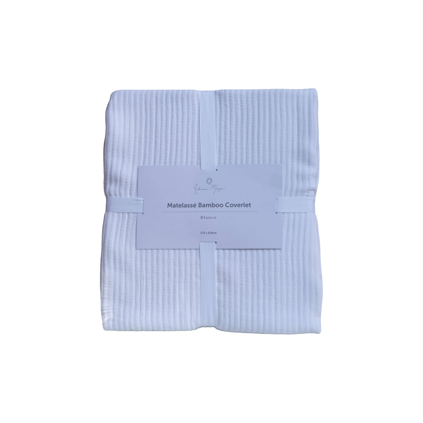 Matelassé Bamboo Coverlet