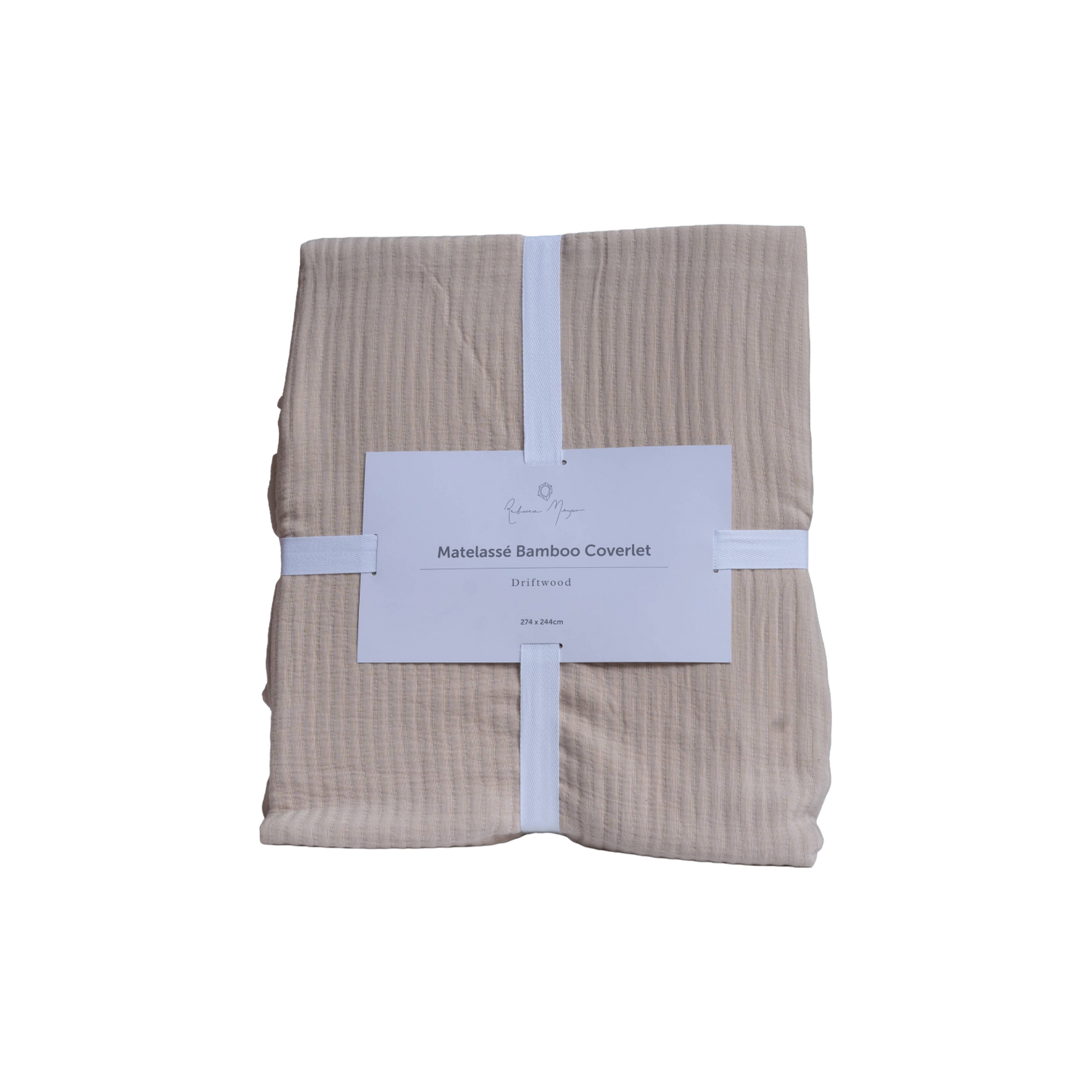 Matelassé Bamboo Coverlet