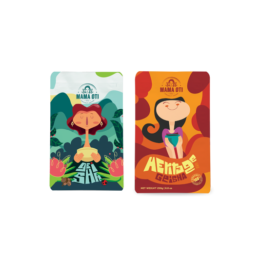 Pack Geisha Natural y Lavado Mamá Oti Specialty Coﬀee