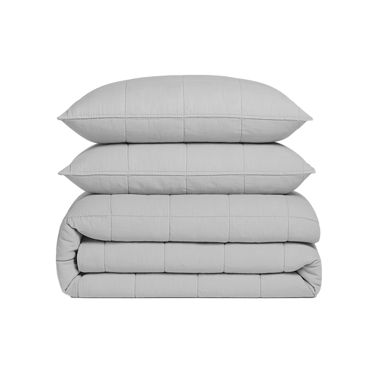 Juego de Quilt, Fundas y Almohadas